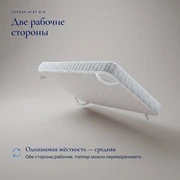 Топпер Агат H10 &mdash; Стороны и установка