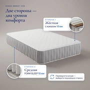 Матрас Оникс Эффект H20 &mdash; Стороны и установка