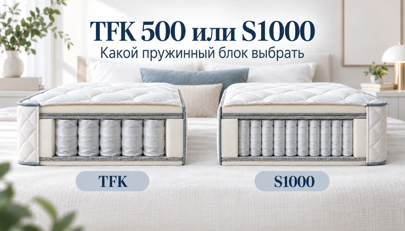 TFK и S1000 — сравнение независимых пружинных блоков